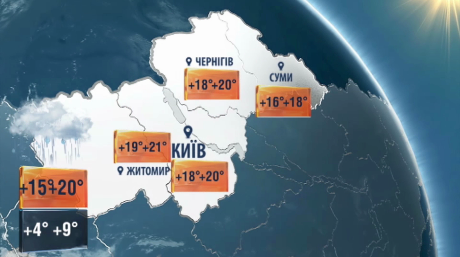 Погода на вихідні